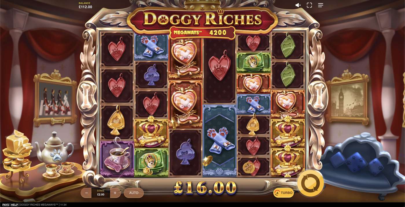 Doggy Riches Megaways: image of winning
