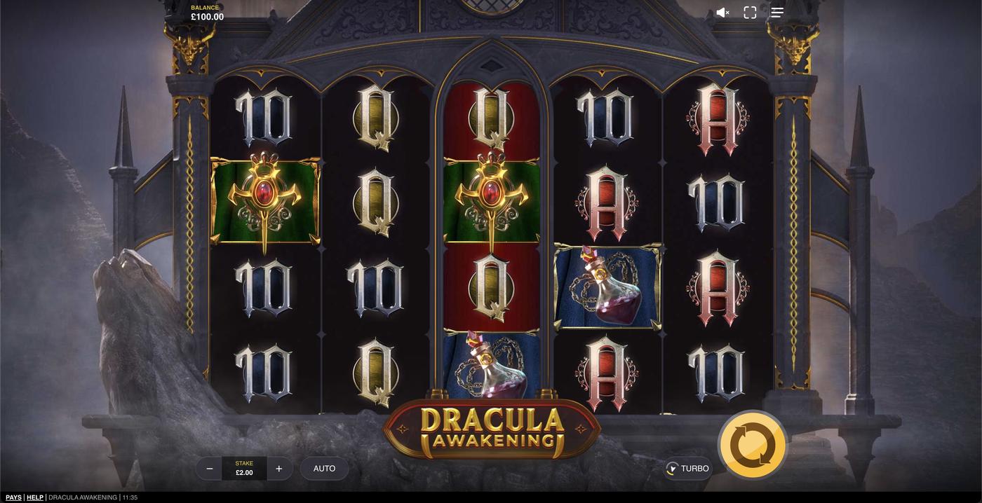 Dracula Awakening: image of main menu
