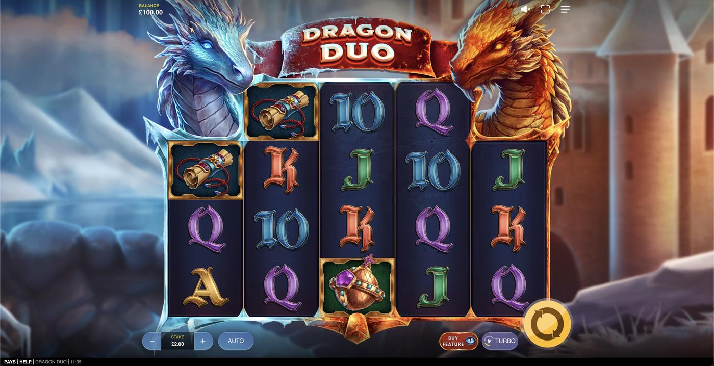 Dragon Duo: image of main menu