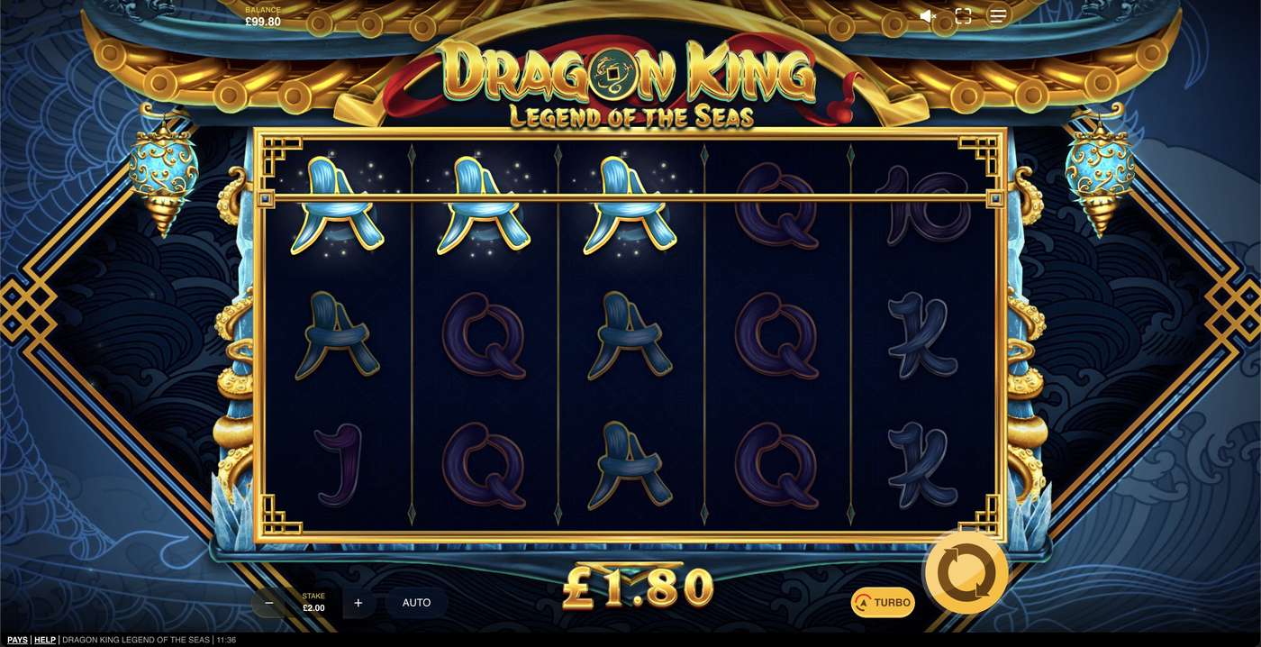 Dragon King Legend of the Seas: image of winning