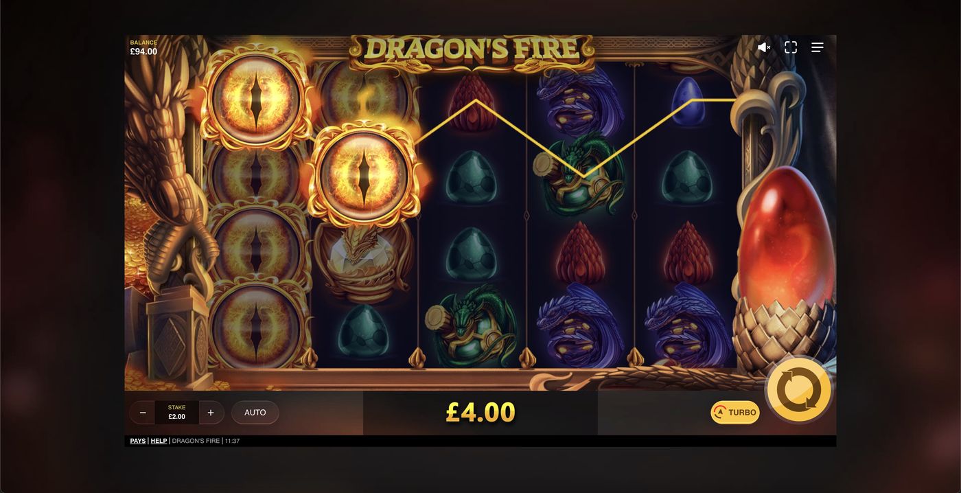 Dragon's Fire: image of winning