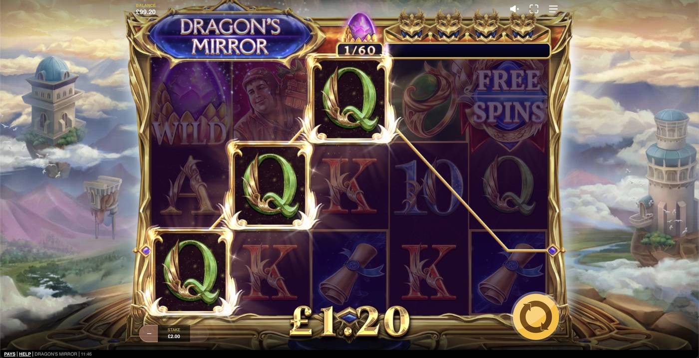 Dragon's Mirror: image of winning