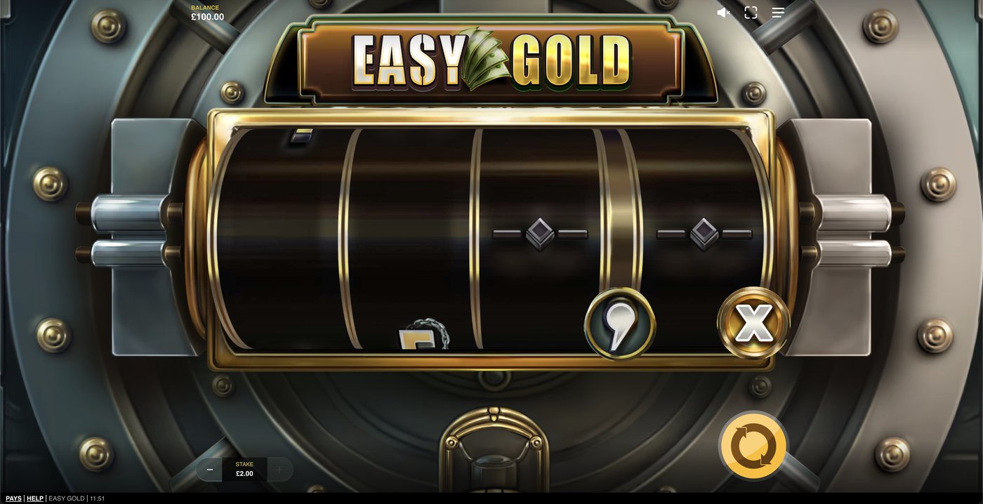 Easy Gold: image of main menu