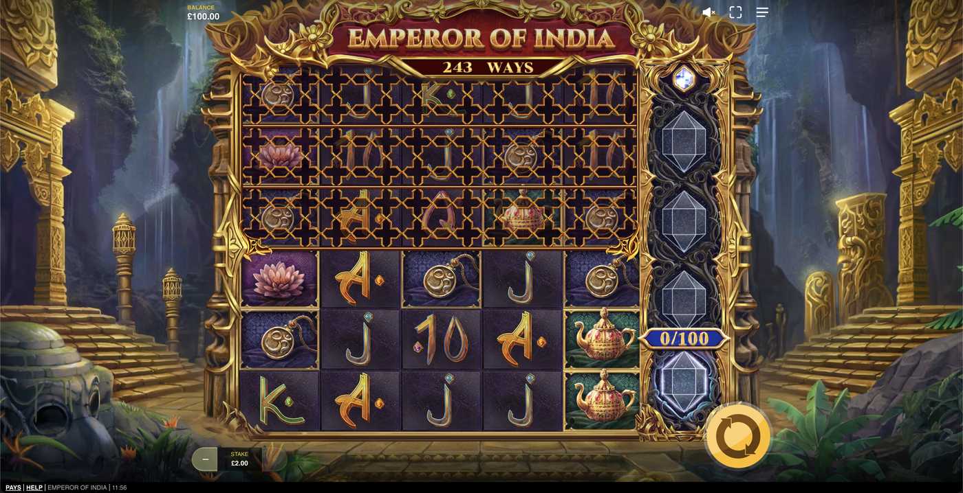 Emperor Of India: image of main menu