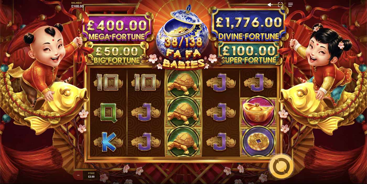 Fa Fa Babies: image of main menu