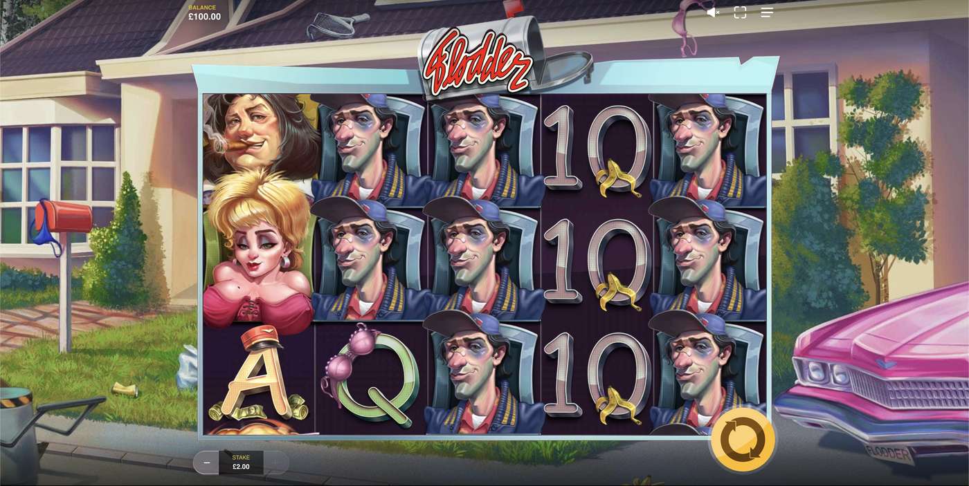 Flodder: image of main menu