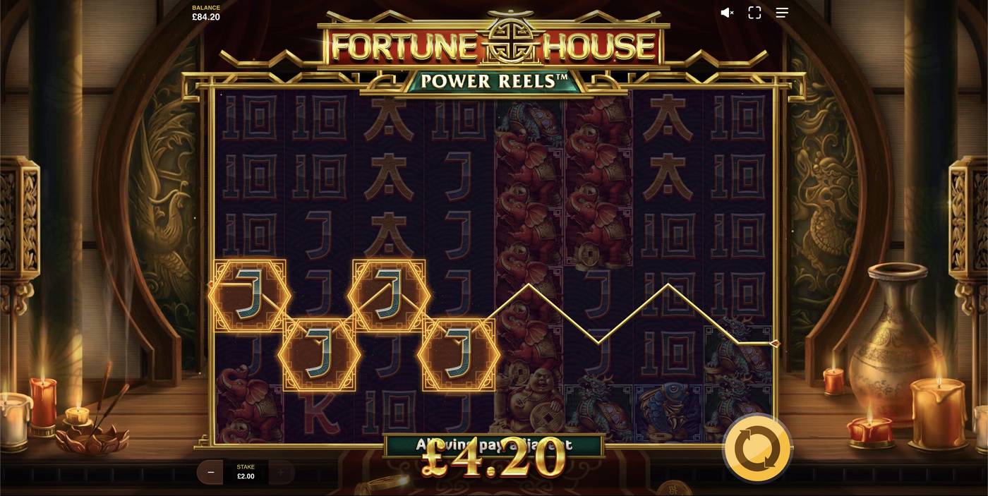 Fortune House Power Reels: image of winning