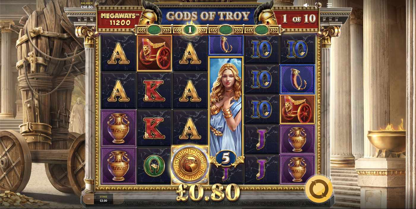 Gods Of Troy Megaways: image of winning