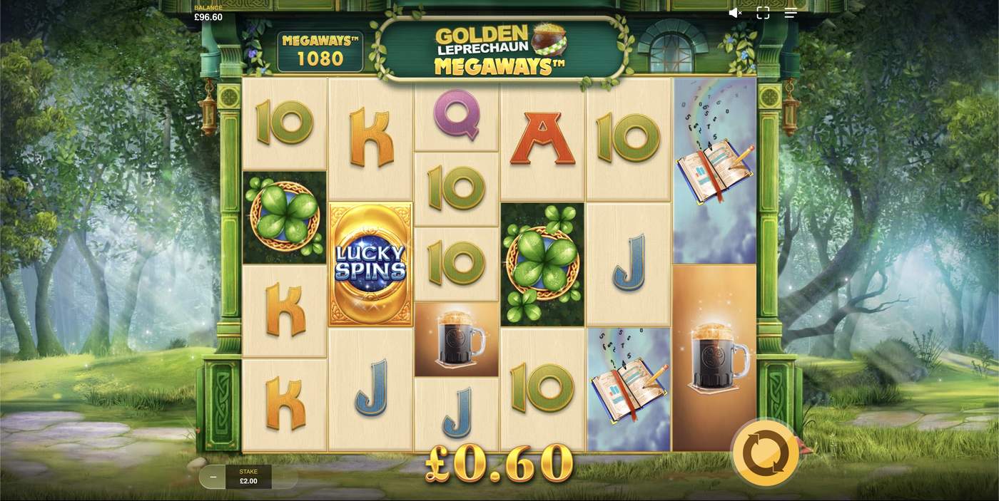 Golden Leprechaun Megaways: image of winning