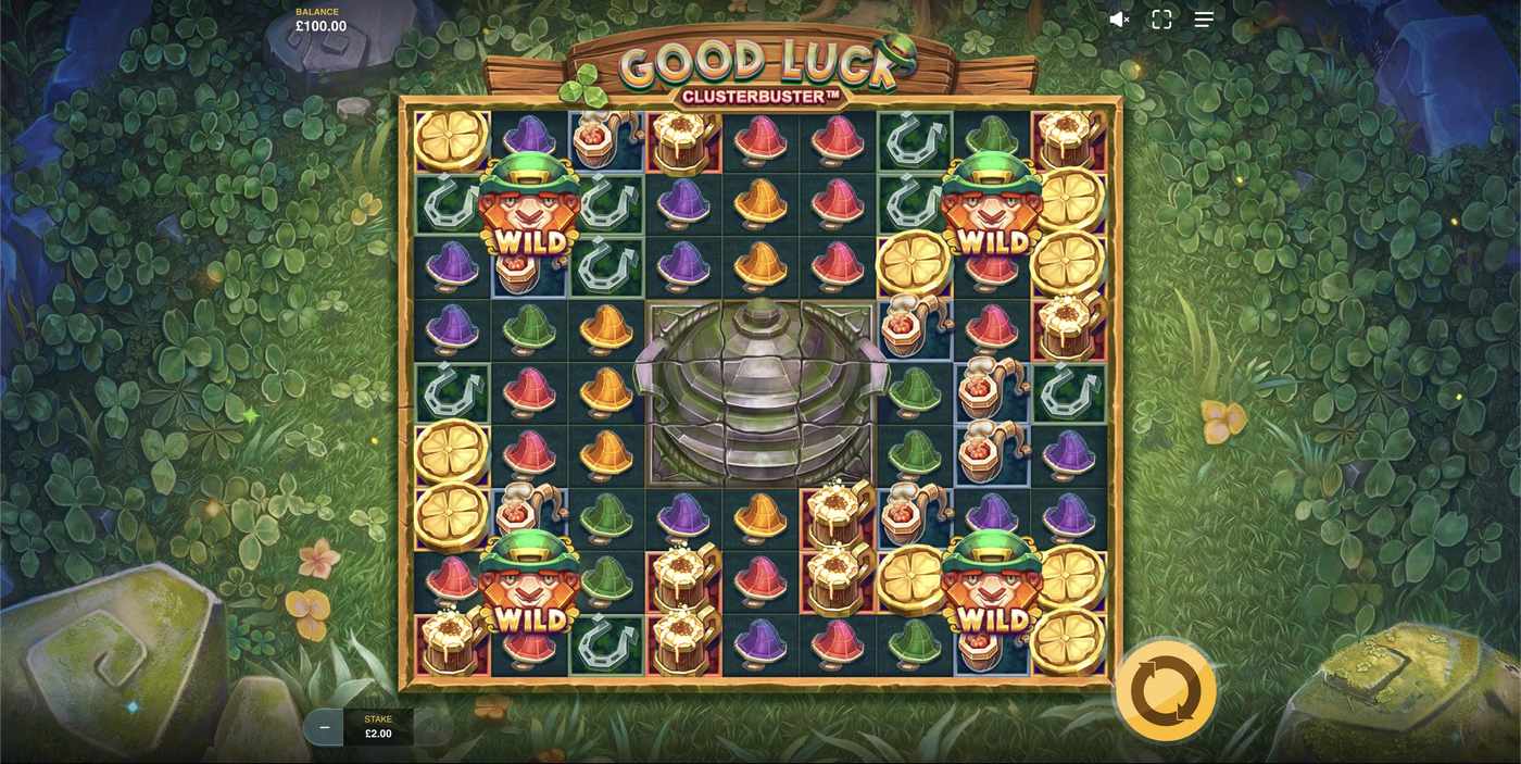 Good Luck Clusterbuster: image of main menu