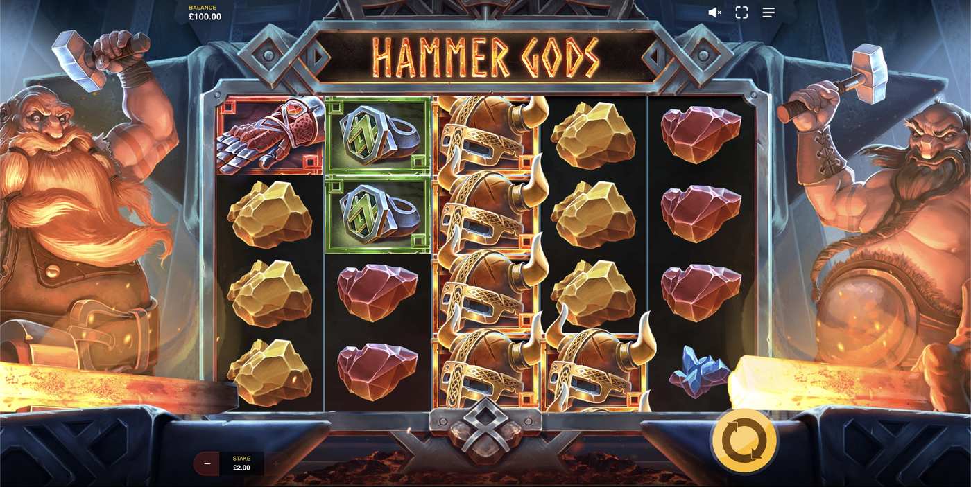 Hammer Gods: image of main menu