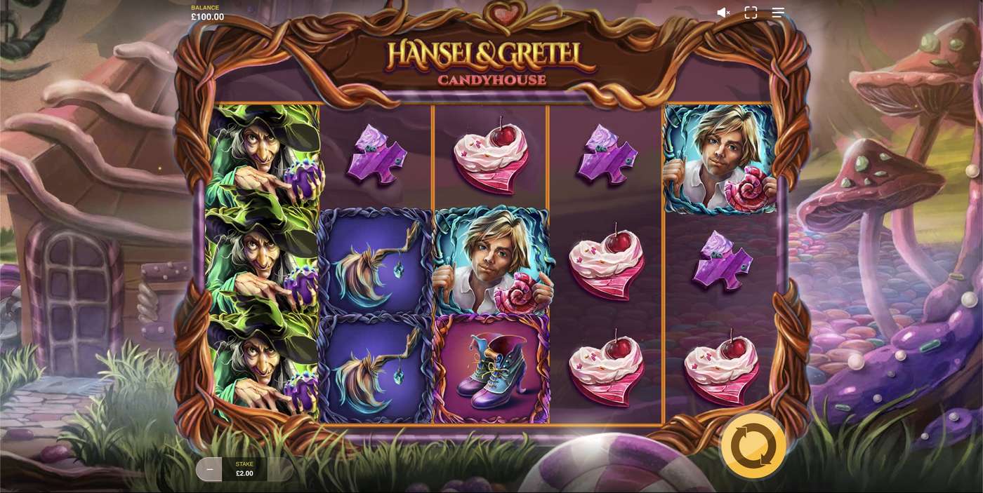 Hansel & Gretel Candyhouse: image of main menu