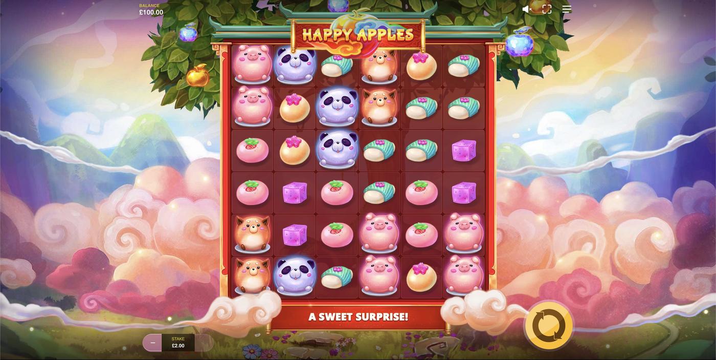 Happy Apples: image of main menu
