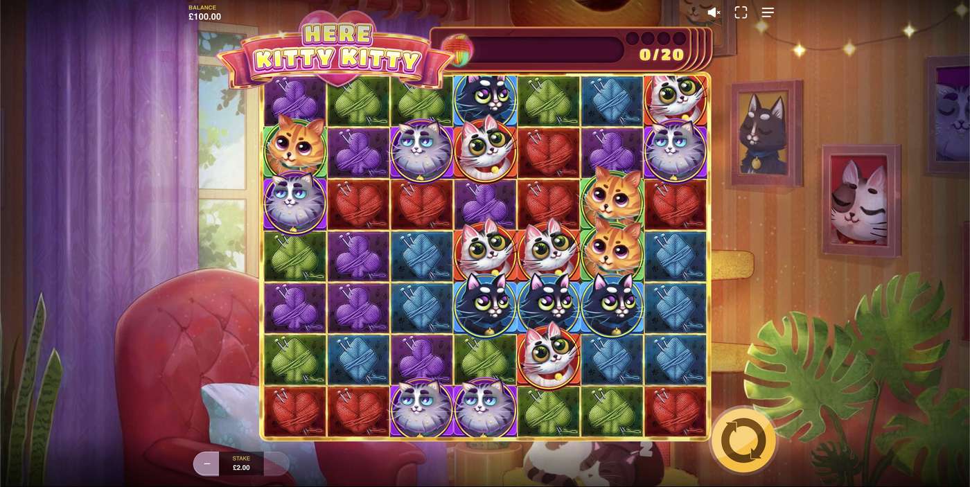 Here Kitty Kitty: image of main menu