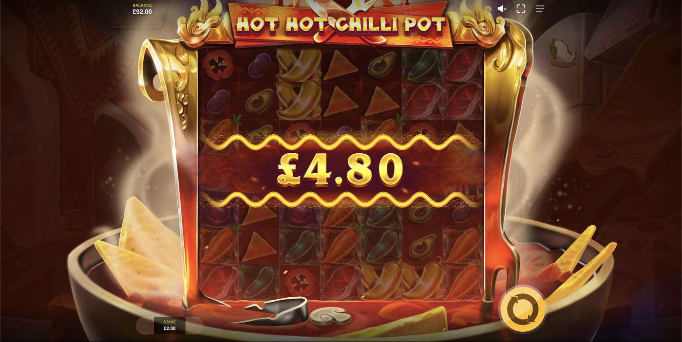 Hot Hot Chilli Pot: image of winning