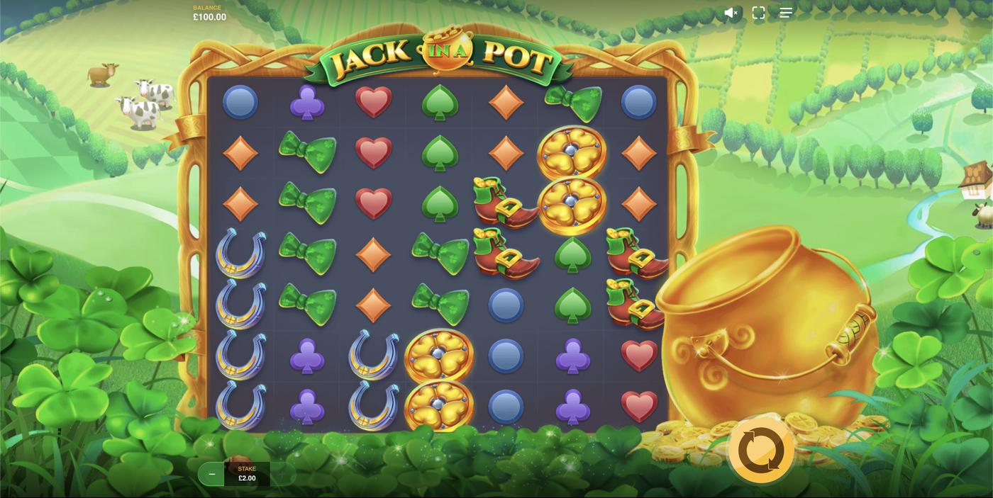 Jack in a Pot: image of main menu