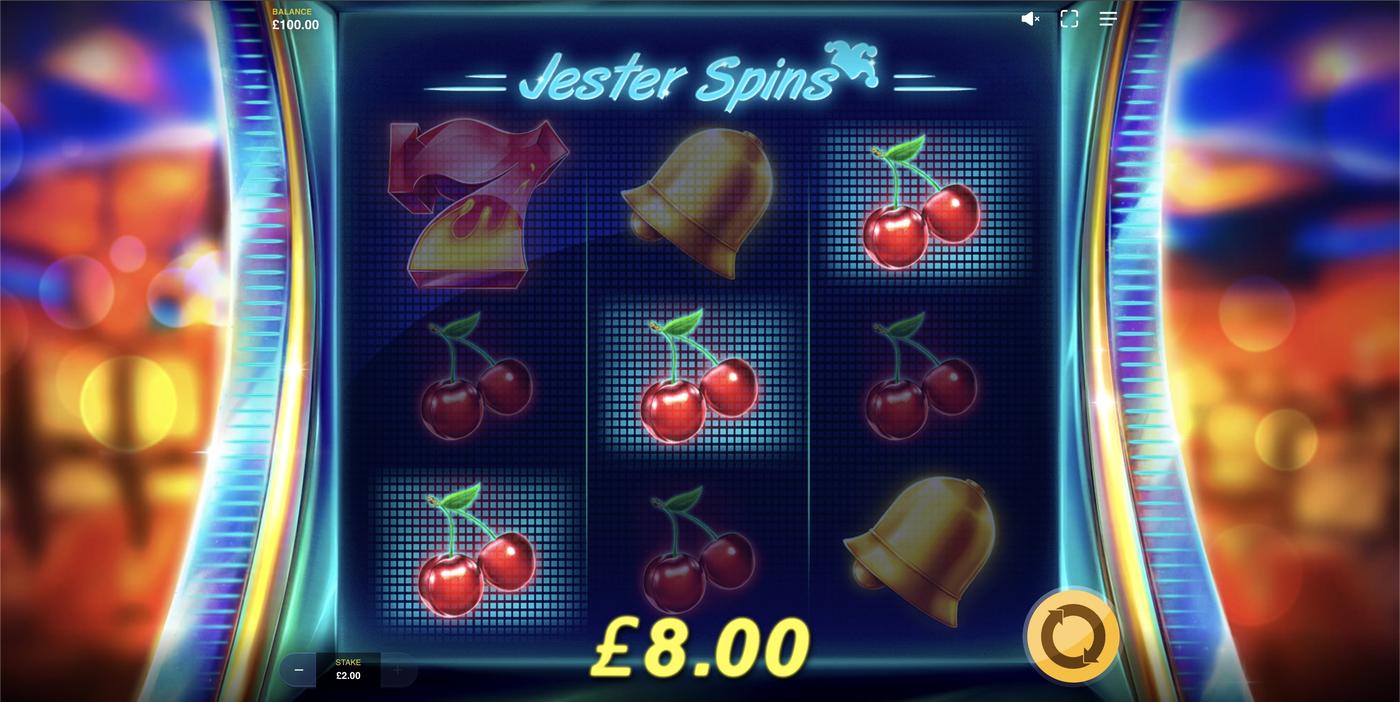 Jester Spins: image of winning