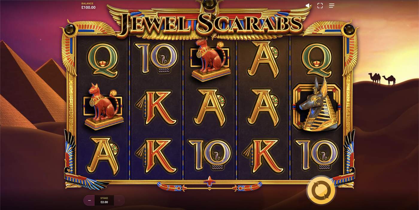 Jewel Scarabs: image of main menu