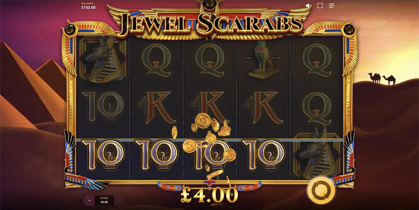 Jewel Scarabs: image of winning