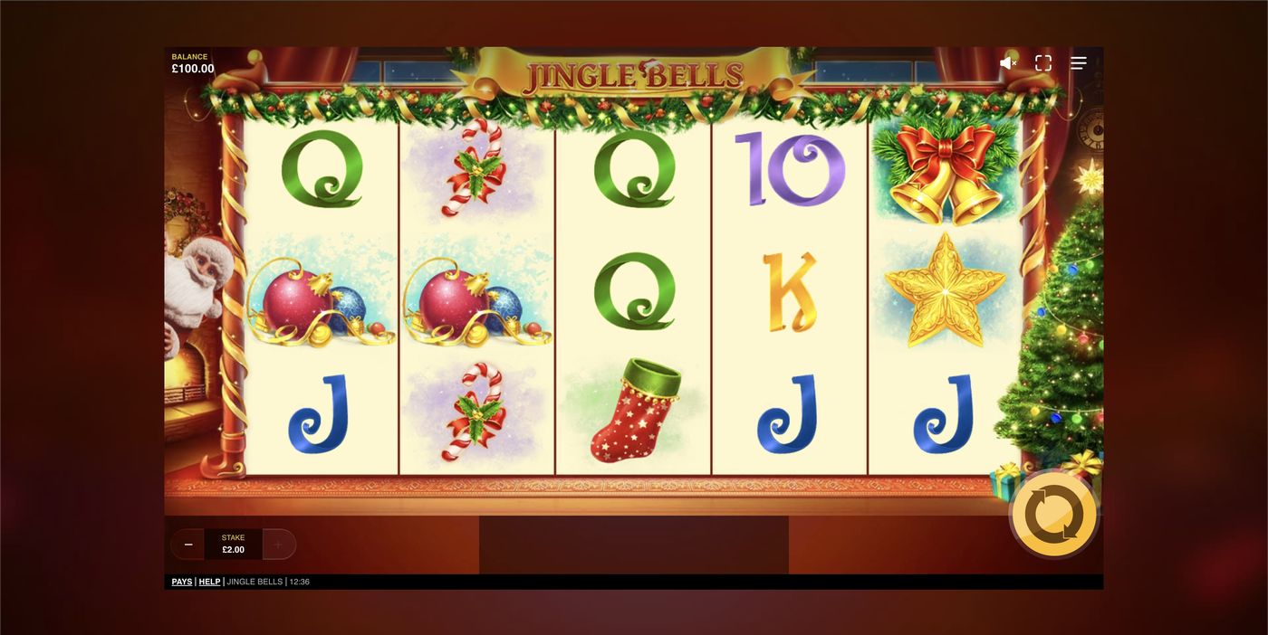 Jingle Bells: image of main menu