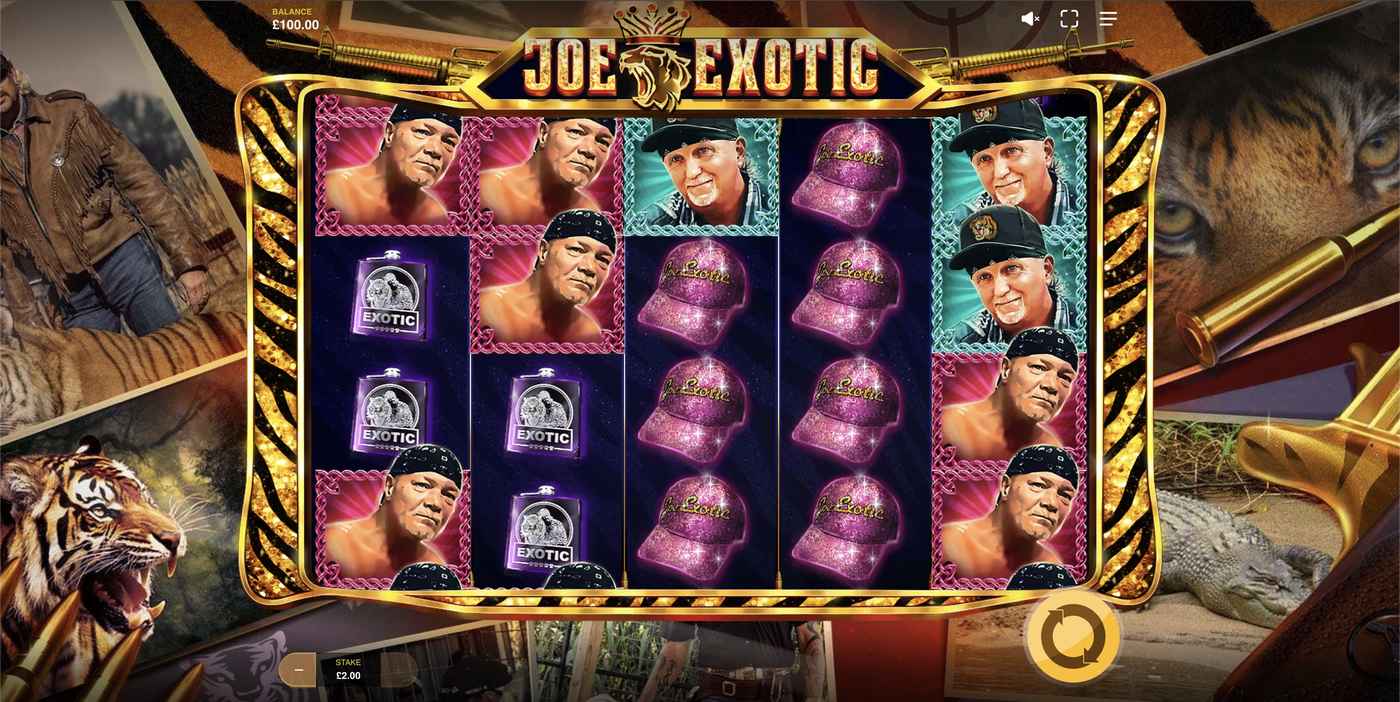 Joe Exotic: image of main menu