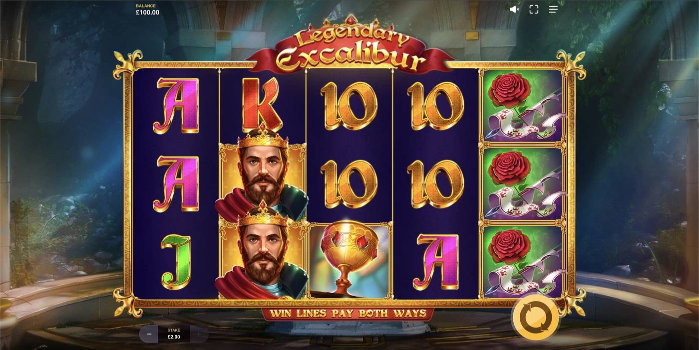 Legendary Excalibur: image of main menu