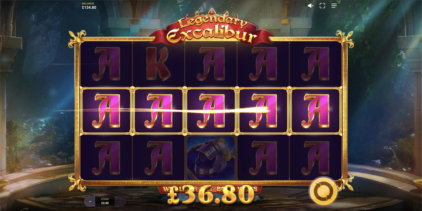 Legendary Excalibur: image of winning