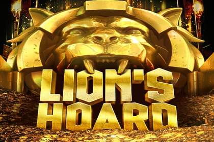 Lion's Hoard Online Slot Logo