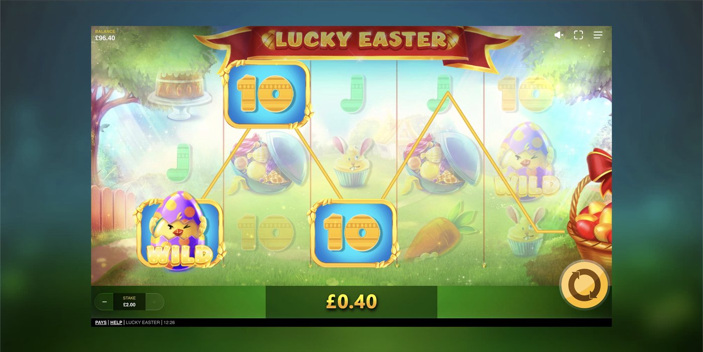 Lucky Easter: image of winning