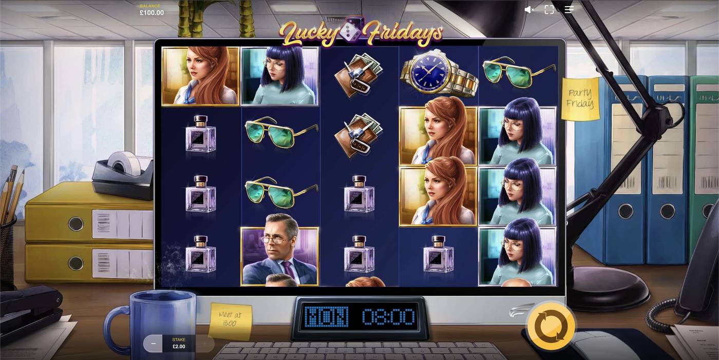 Lucky Fridays: image of main menu
