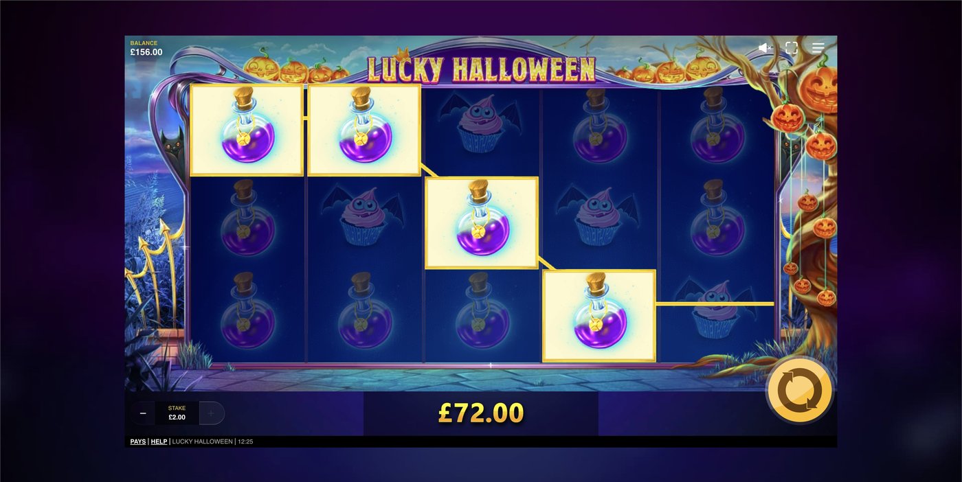 Lucky Halloween: image of winning