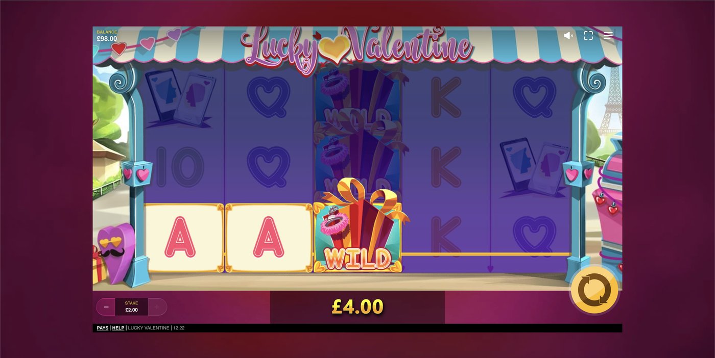 Lucky Valentine: image of winning