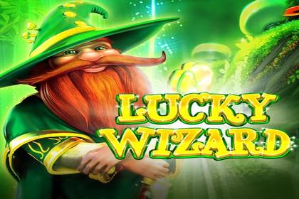 Lucky Wizard Online Slot Logo