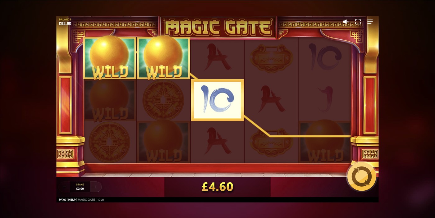 Magic Gate: image of winning