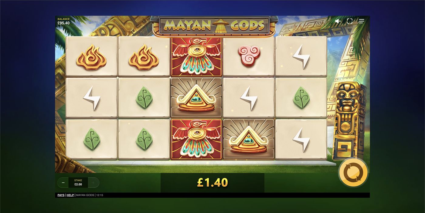 Mayan Gods: image of winning