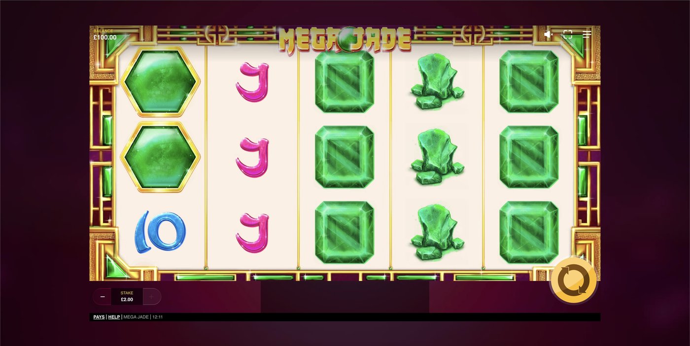 Mega Jade: image of main menu