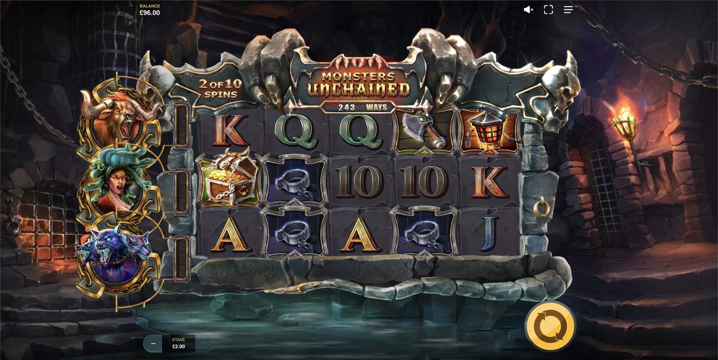 Monsters Unchained: image of main menu