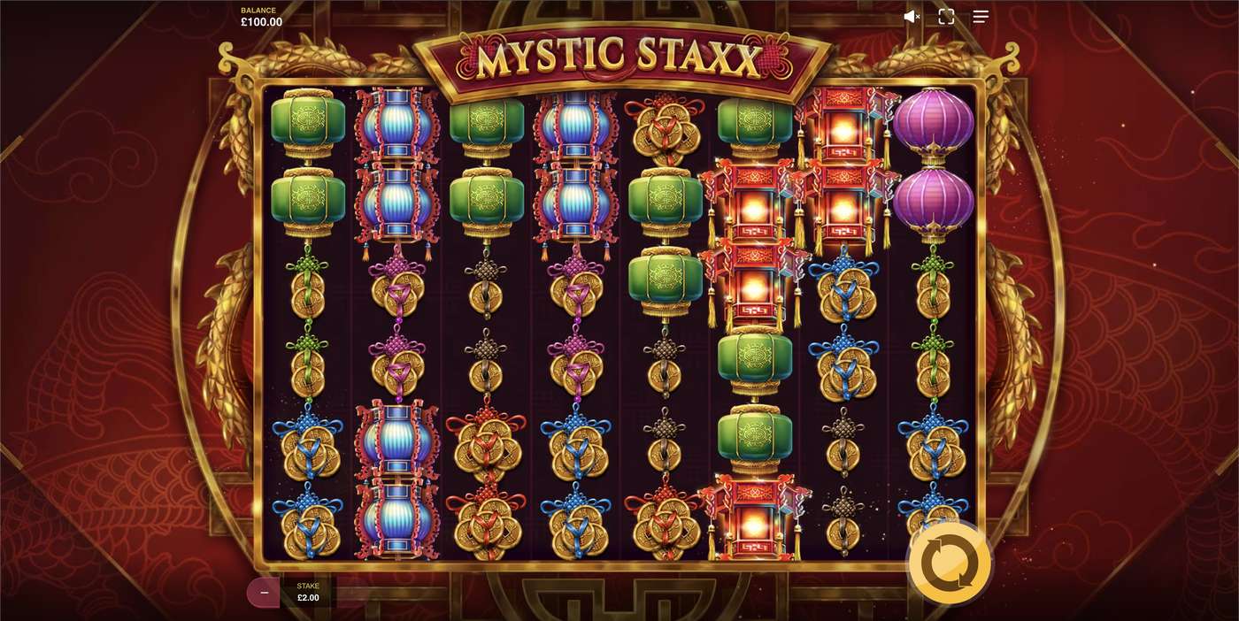 Mystic Staxx: image of main menu