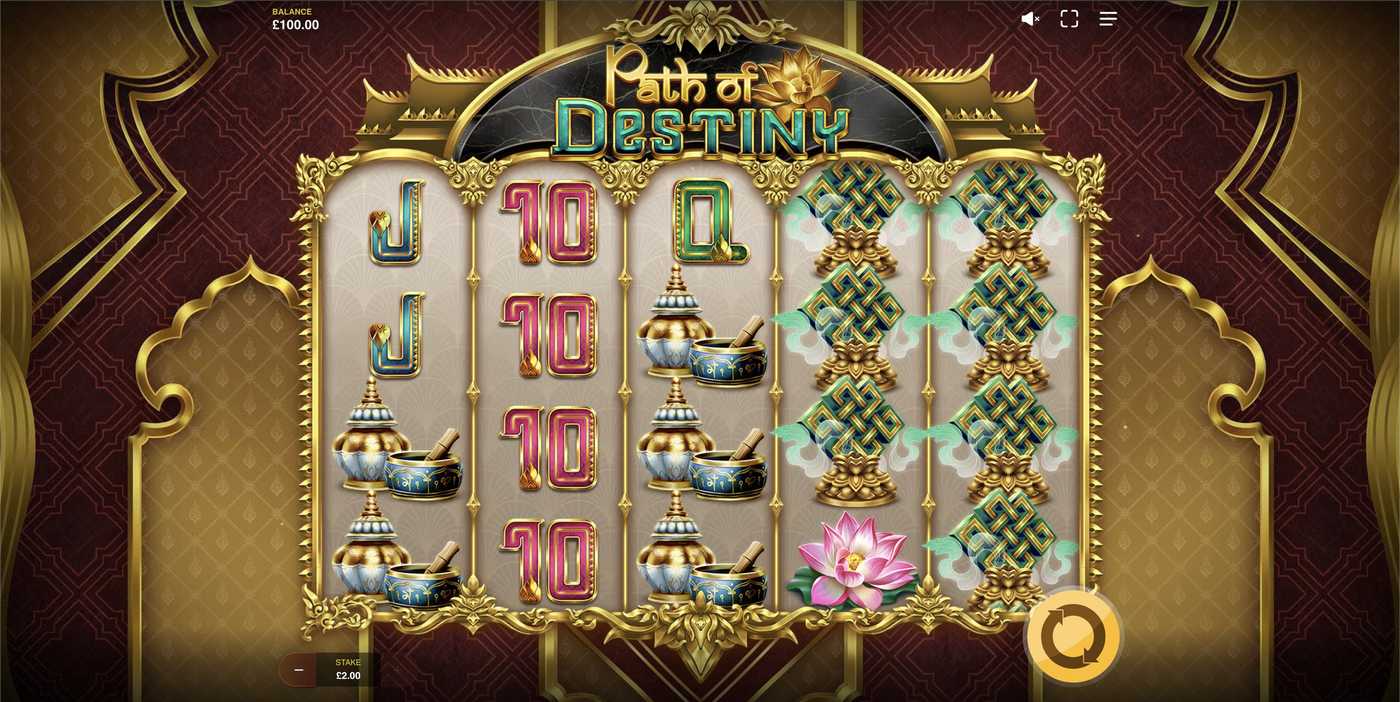 Path Of Destiny: image of main menu