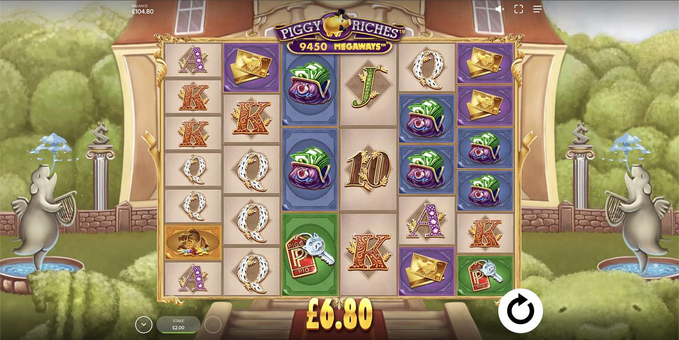 Piggy Riches Megaways: image of winning