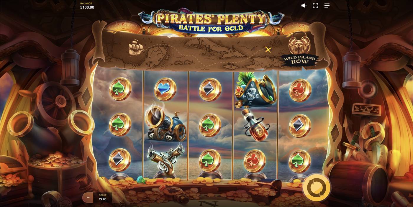 Pirates Plenty Battle for Gold: image of main menu
