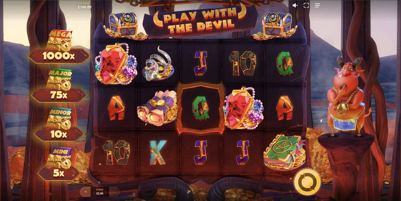Play With The Devil: image of main menu