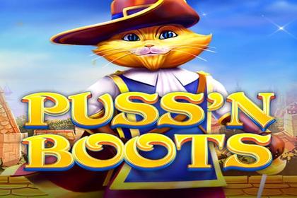 Puss'n Boots Online Slot Logo