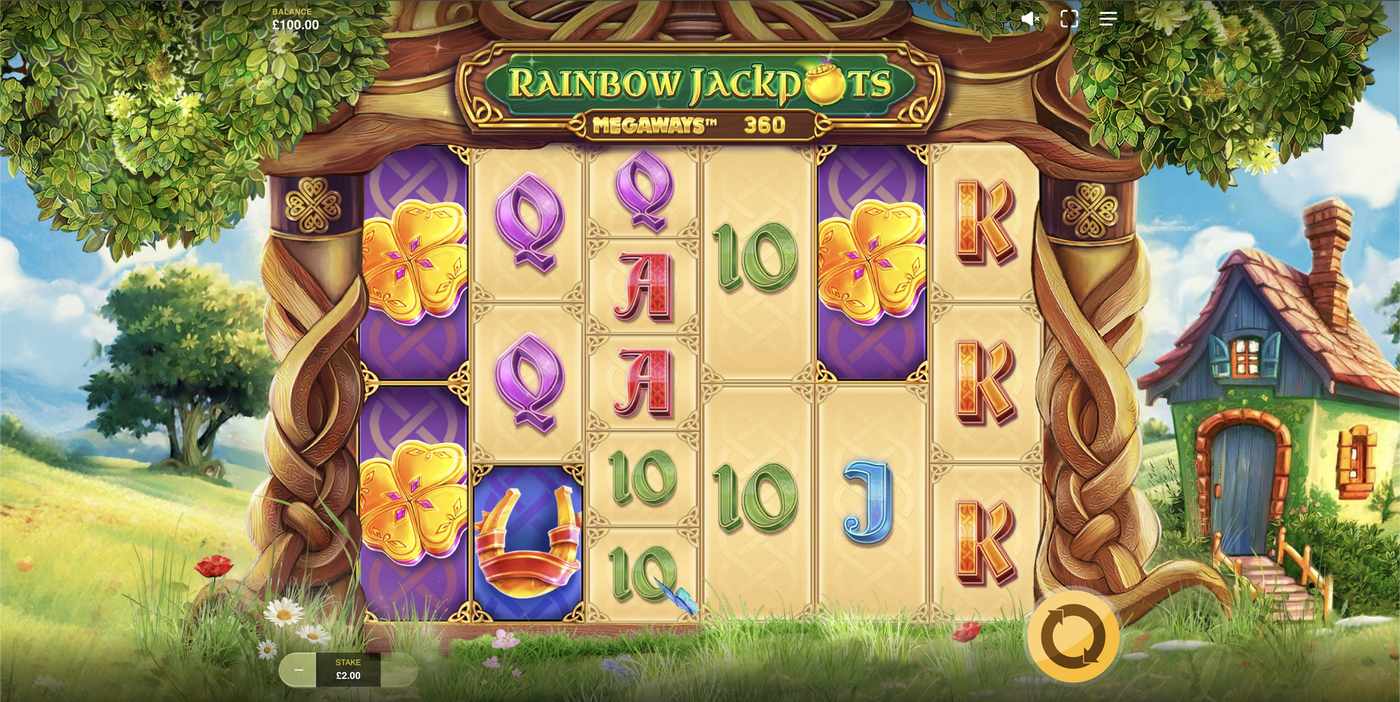 Rainbow Jackpots MegaWays: image of main menu