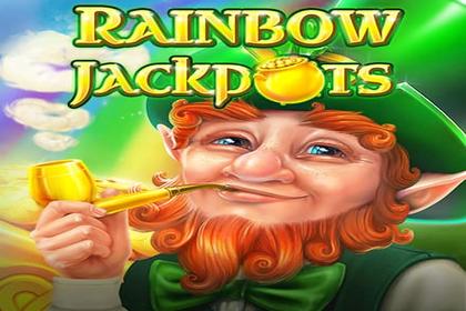 Rainbow Jackpots Online Slot Logo