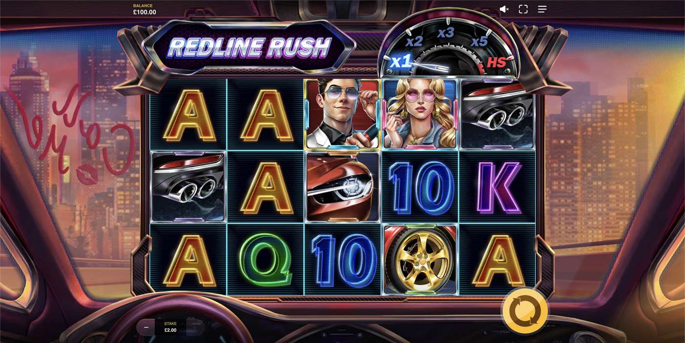 Redline Rush: image of main menu