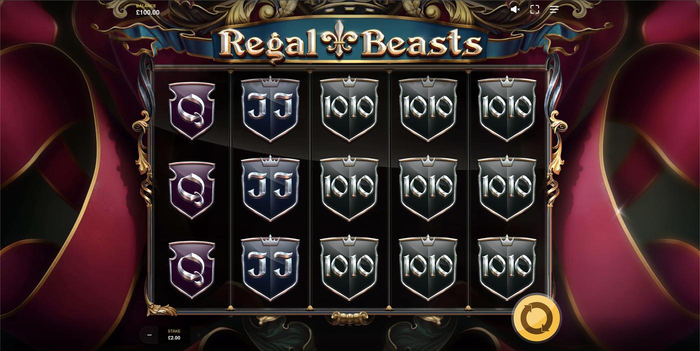 Regal Beasts: image of main menu