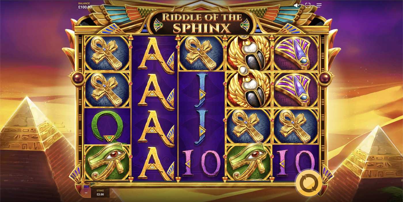 Riddle Of The Sphinx: image of main menu