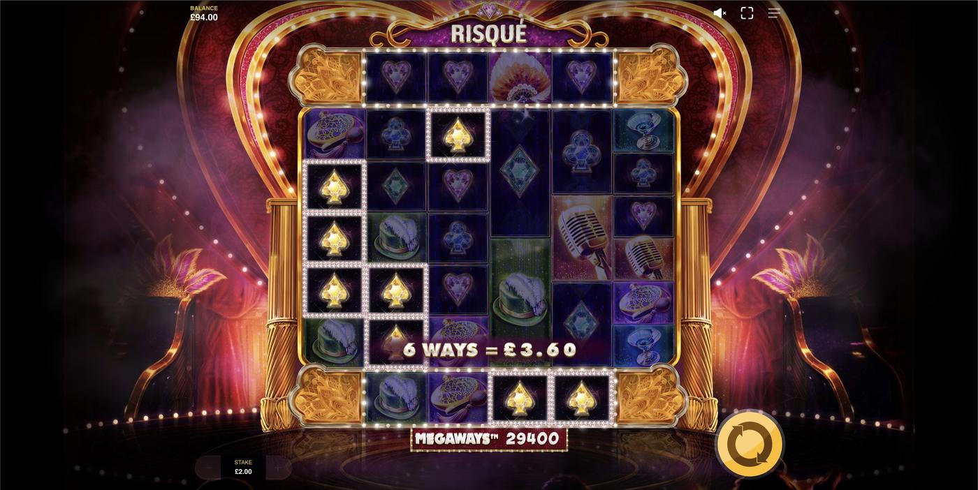 Risqué Megaways: image of winning