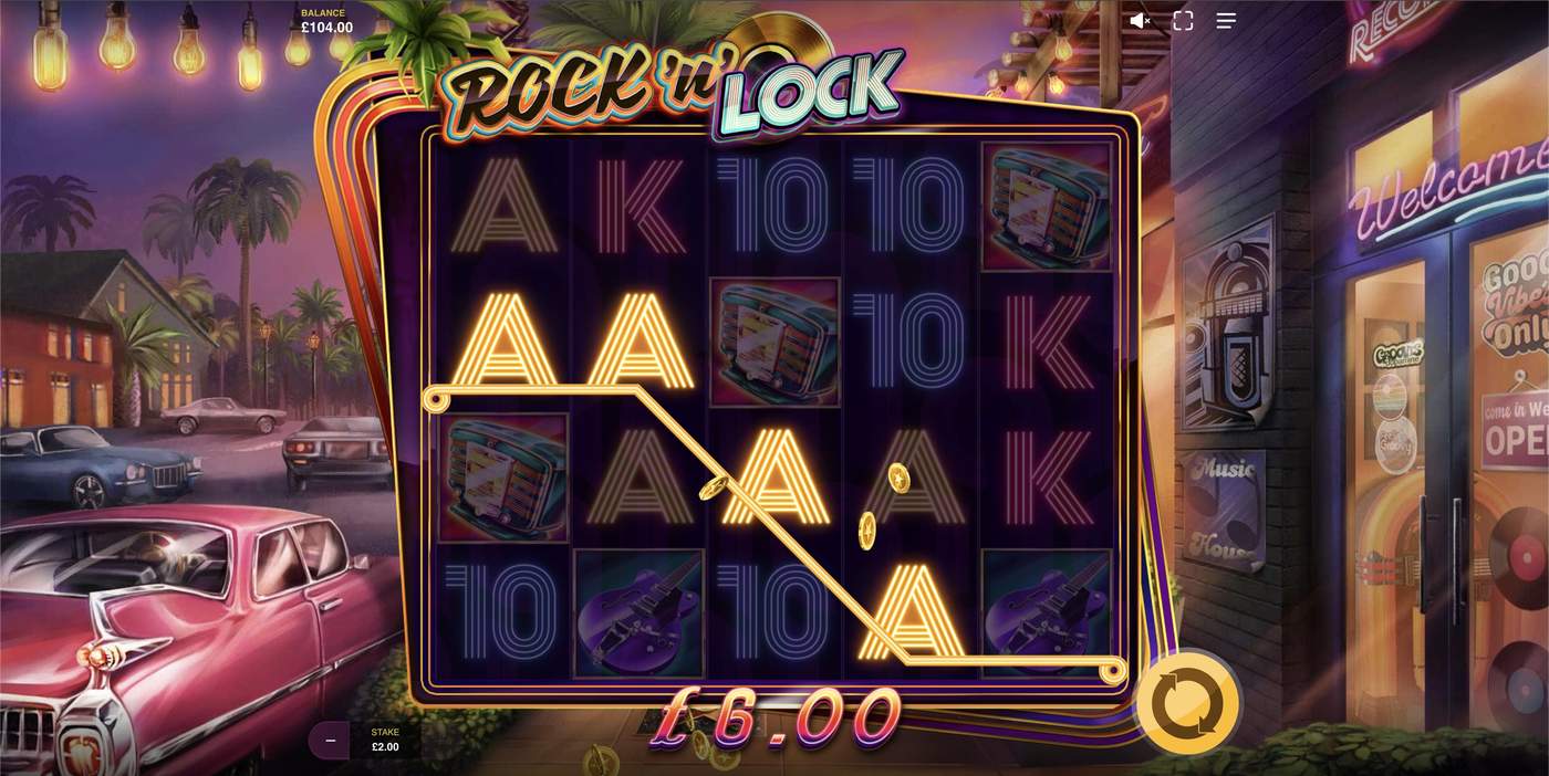 Rock'n'Lock: image of winning